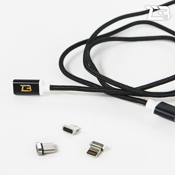 ZB 블랙 마그넷 USB케이블/ 차량용 핸드폰 충전 케이블